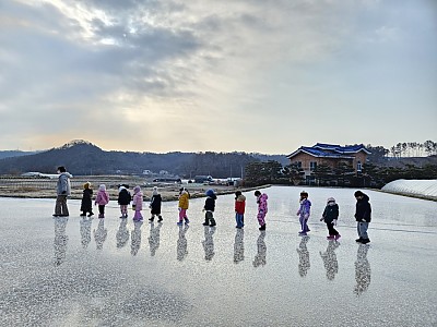 신나는 얼음썰매~