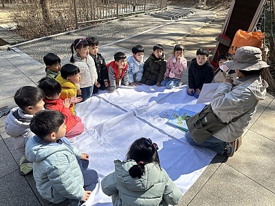 봄의 소리~숲놀이 활동